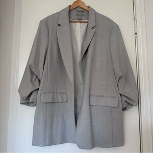 H&M Light Blue/Gray Women's Blazer